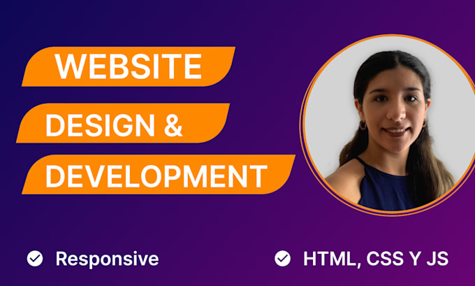 Design and develop modern website in html css and javascript by ...