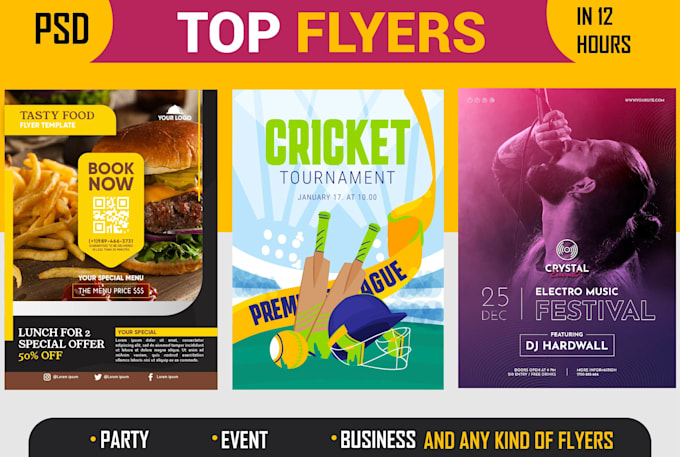 design attractive flyer and brochure for you