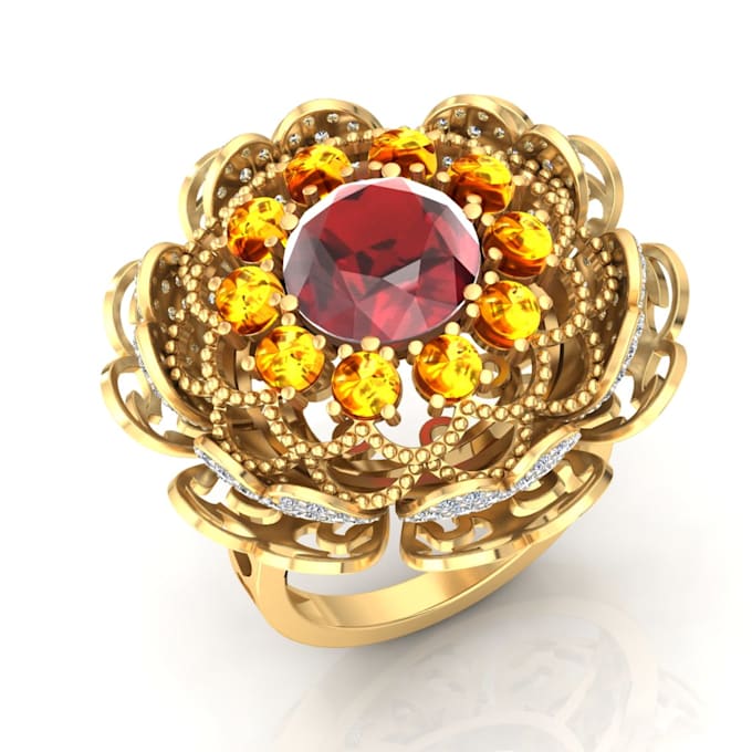 create 3d jewelry design for 3d printing
