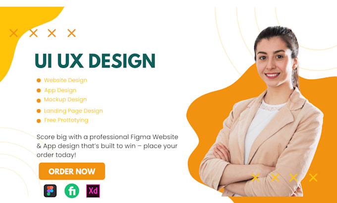 design website UI UX design with figma, figma website design
