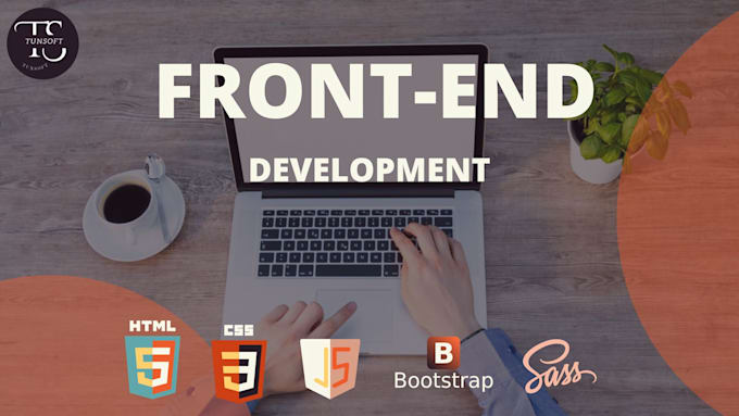 Be your front end web developer with javascript css html by Tun_soft ...