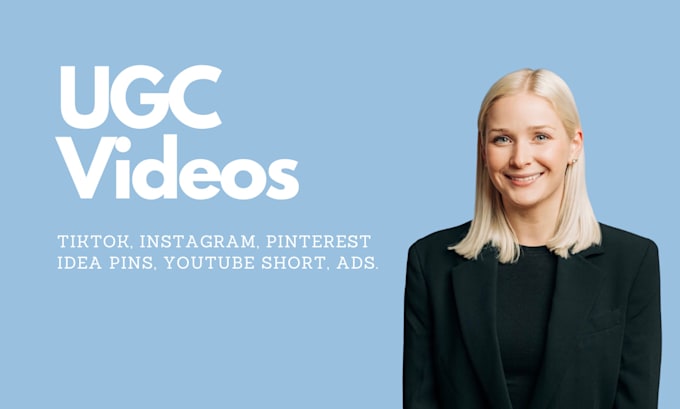 create tiktok or reels style ugc video for your product