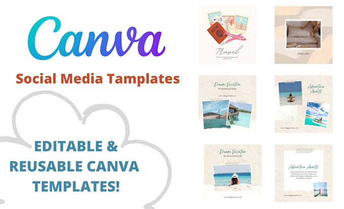create instagram templates for a beautiful feed by canva