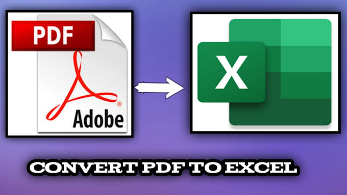 Converted pdf to excel and pdf to word by Bijaykumar162 | Fiverr