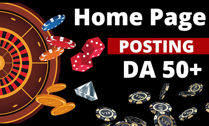 do homepage posting with high quality link building