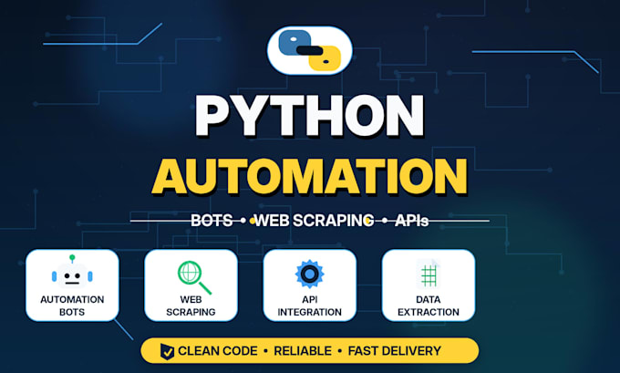 build python automation scripts and web scrapers