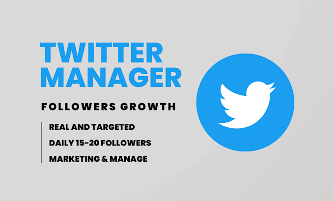 Do twitter manager and followers growth by Mohabbat_market | Fiverr