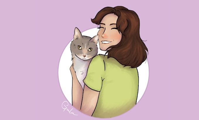 create an illustrated family portrait
