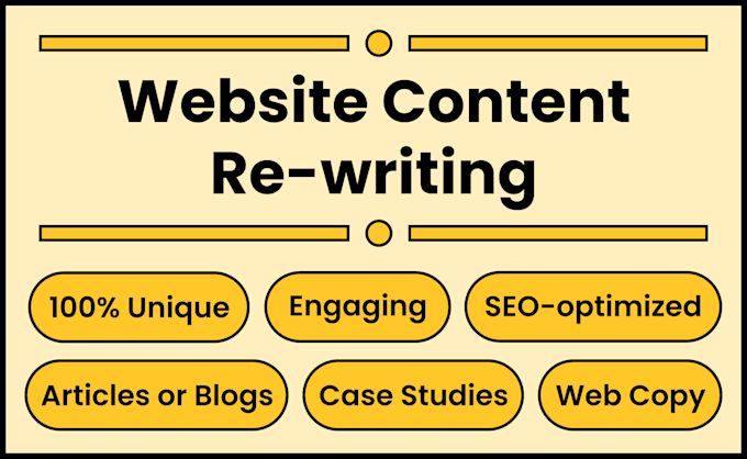 edit, revise, and rewrite your blog articles or web content