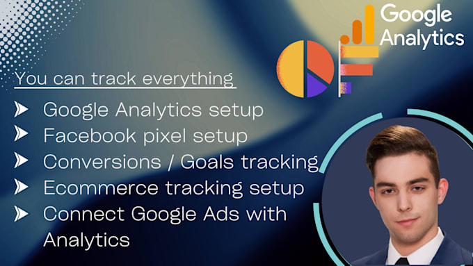 setup google analytics, tag manager and facebook pixel