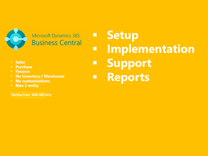 Do implementation and support for d365 business central by Jaydeepawar ...