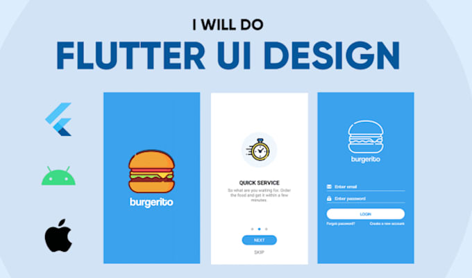 Develop and design android and ios application in flutter by Fahadusfzi ...