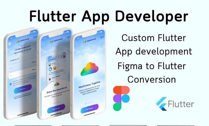 Covert figma to flutter, build custom app development using flutter by ...