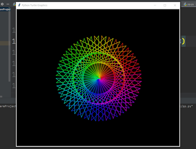 Draw picture or logo using python turtle by Althaf_hussain_ | Fiverr