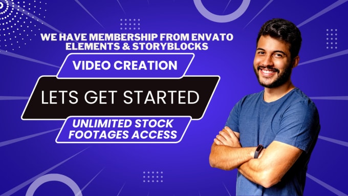 do video creation with stock footage and youtube video edit