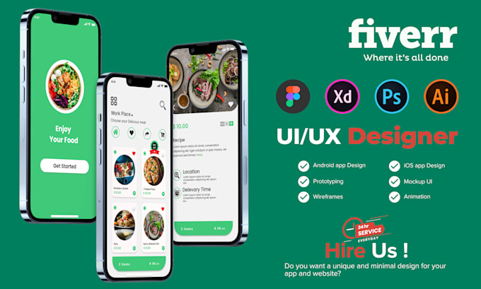 design mobile app UI UX