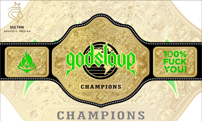 design exact replicas or custom championship belts with personalized straps