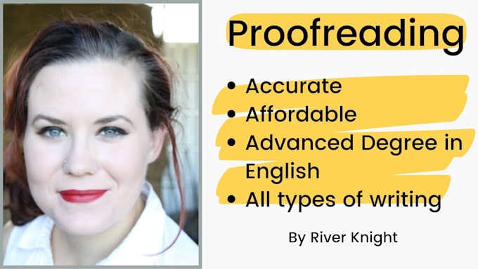 proofread and edit your written work