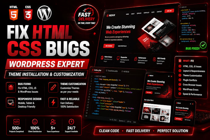 install theme or customize website wordpress,blogger,html