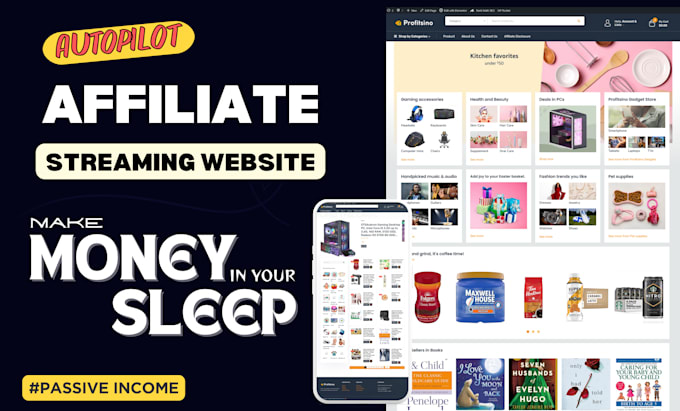 create amazon affiliate or autopilot affiliate marketing website