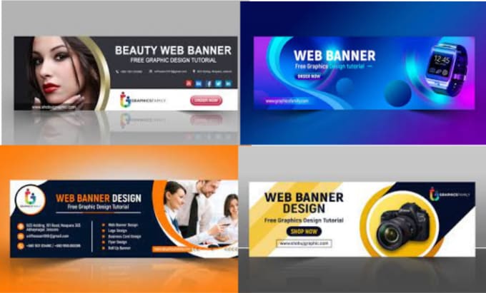 Design professional shopify banner ecommerce banner website banner by ...