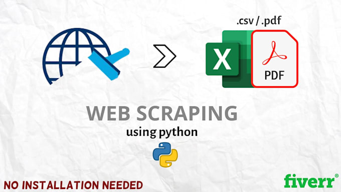 Web scraping using python beautifulsoup by Abdullahhas9 | Fiverr