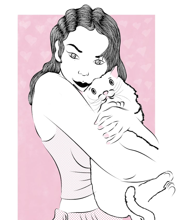 do a gif animated black and white