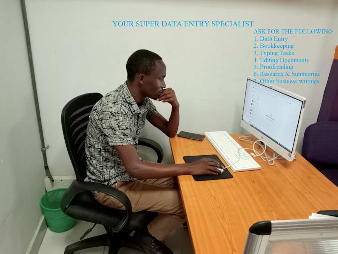 be your professional data entry specialist