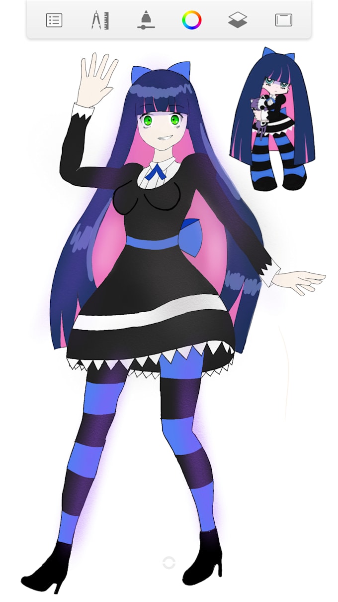 Draw your very own anime character full body by Hutaotheboo Fiverr