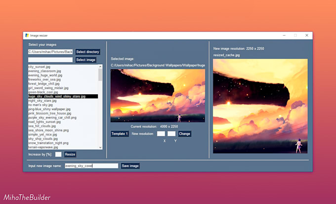 Automate repetitive image tasks in python by Mihathebuilder | Fiverr