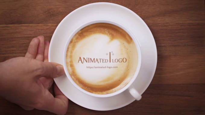 do tea coffee shop cafeteria eatery logo animated video advertisement