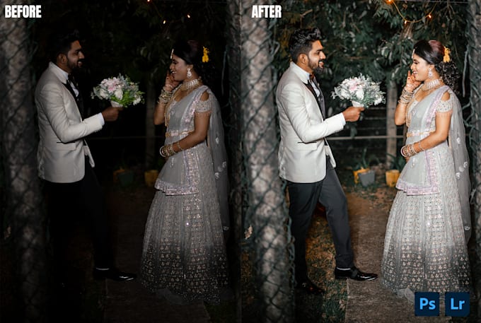 professional wedding photo editing and retouching photoshop expert