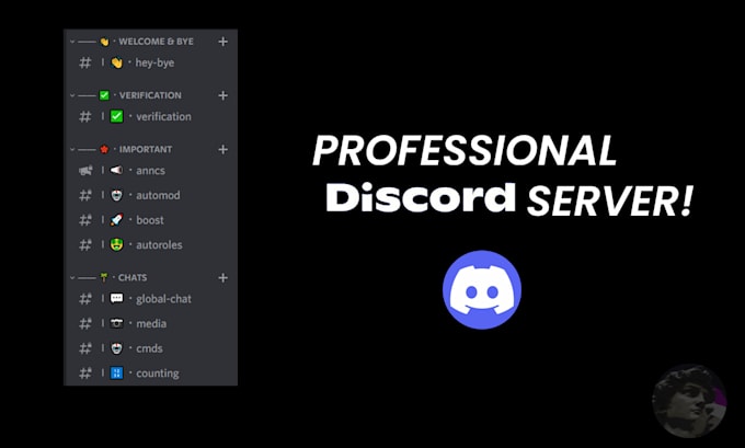 Create a professional discord server for you by Voltarion Fiverr