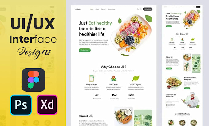 Creative ux ui design for website by Muhammadyar349 | Fiverr