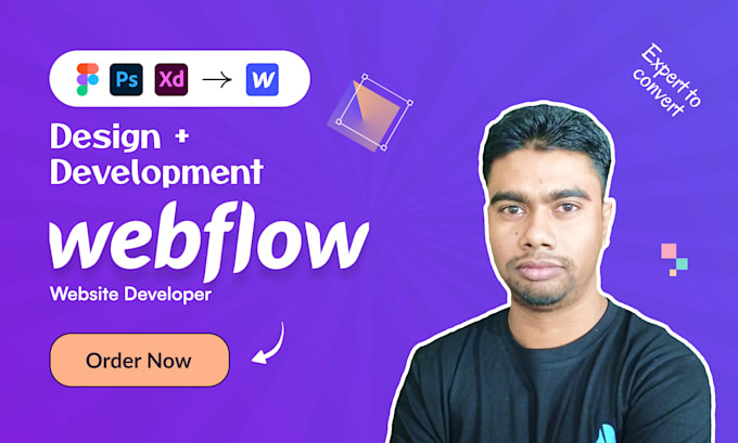 be webflow expert, webflow developer or figma to webflow and webflow design