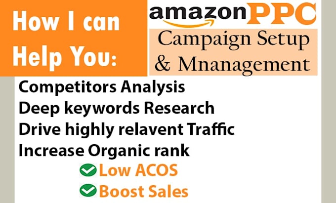 setup amazon ppc campaign, amazon ppc managment, amazon ppc optimization