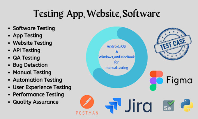 test and QA your app, website, software, and game
