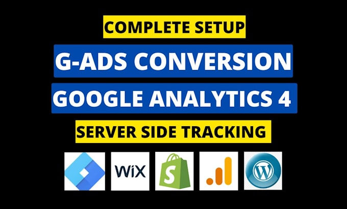 setup google ads conversion analytics 4 tag manager ga4 ecommerce  tracking