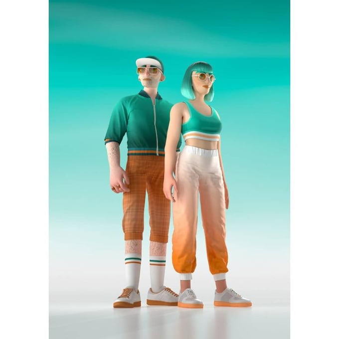 create 3d clothes and garments either for games or rendering, 3d fashion apparel