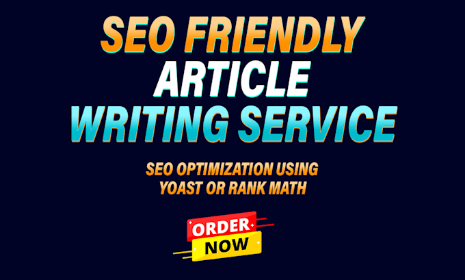 do SEO friendly article writing and blog posts writing