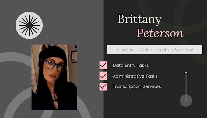 Do any kind of administrative or data entry tasks needed by ...