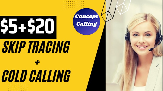 do fast and accurate skip tracing and cold calling 24 hours