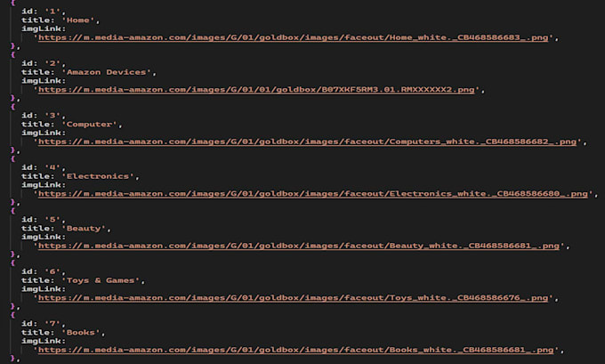create a json file for your project