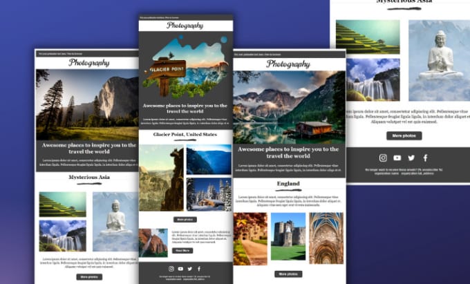 Design a constant contact email template by Jason roy3 Fiverr