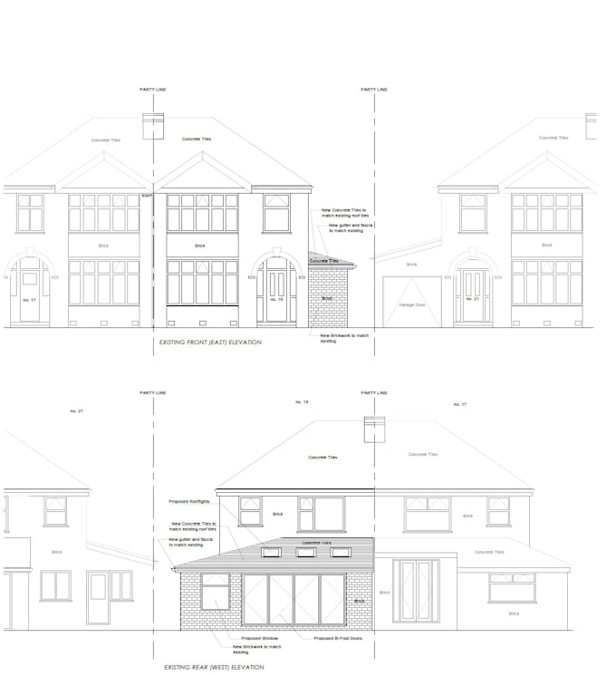 Create architectural drawings for planning and or building control in the uk by Artpanda Fiverr