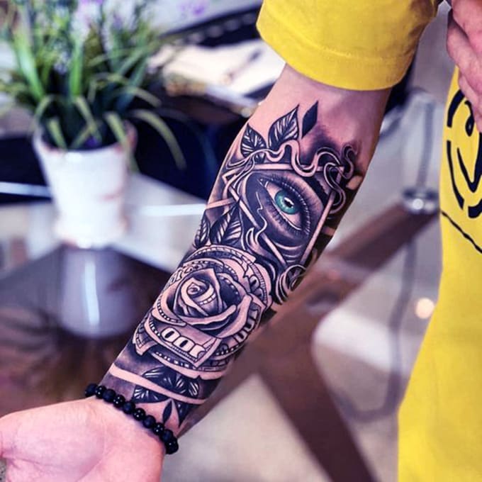 Create custom the sleeve tattoo design by Wretcheoth | Fiverr