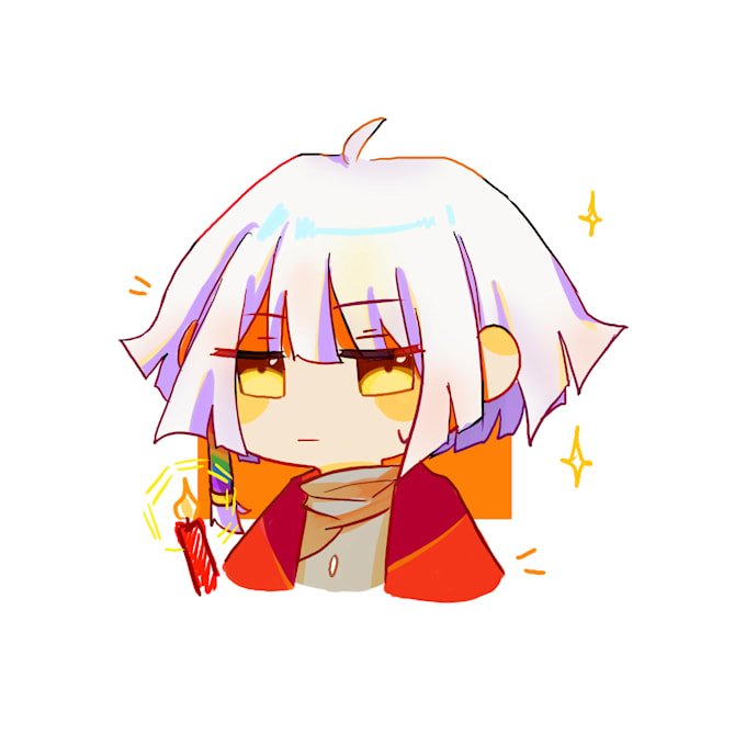 draw commission art in chibi art style