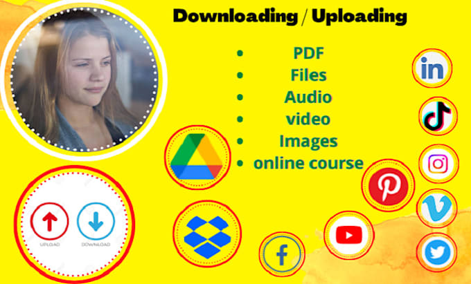 help to download and upload yours data professionally