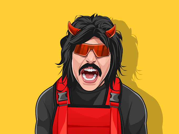 create amazing vector cartoon potrait for you