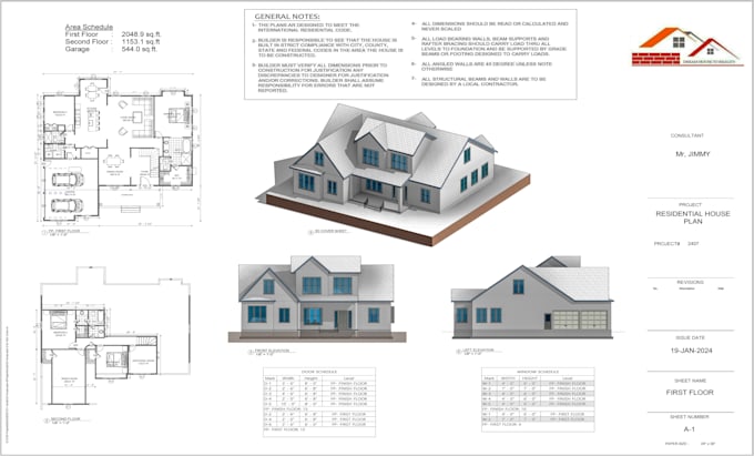 be your architect, draftsman for house plans, autocad 2d floor plan